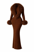 MARRON HRUSH DRESS