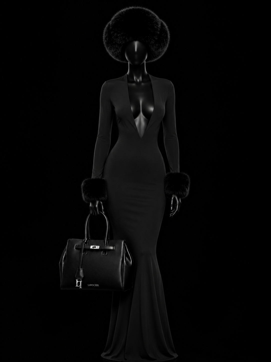 OBSIDIAN NUBIA DRESS